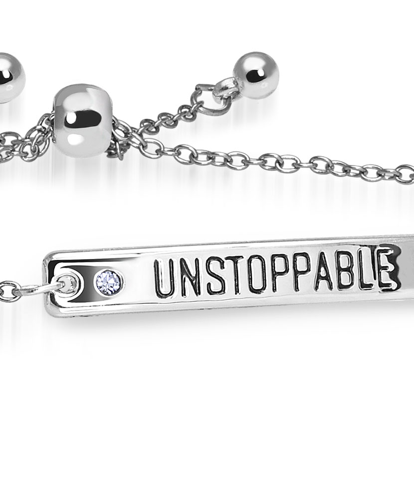 Unstoppable Adjustable Bar Bracelet